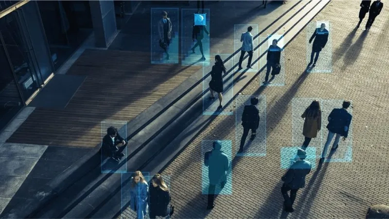 Detecting people walking on the road