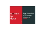 Shortlisted for 'Brand Partner of the Year' award by Women in Data in 2026