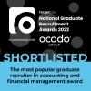 Shortlisted - The most popular graduate recruiter in accounting and financial management award