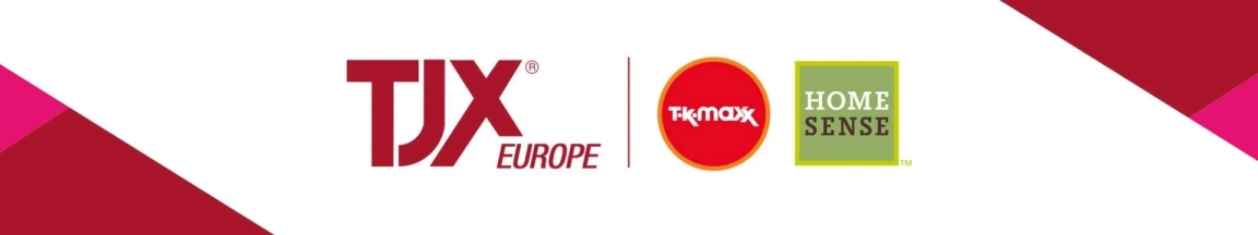 TJX Europe logo alongside TK Maxx and Homesense logos