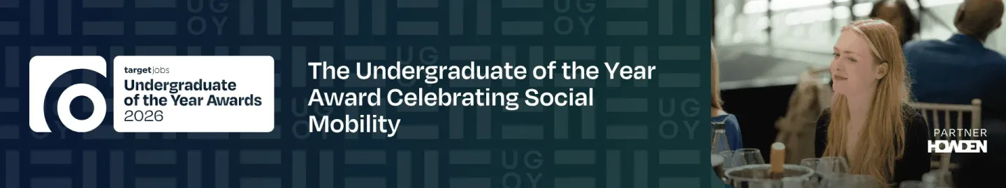 The Undergraduate of the Year Award Celebrating Social Mobility 2026 image