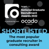Shortlisted - The most popular graduate recruiter in consulting award