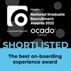 Shortlisted - The best on-boarding experience award