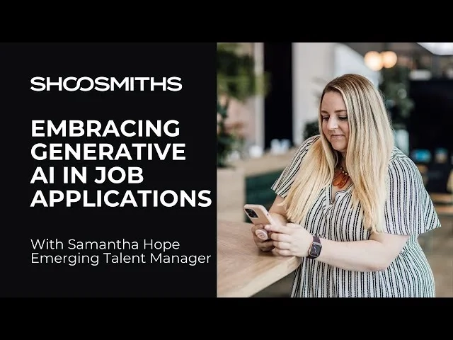 Thumbnail image for Shoosmiths embraces candidates using GenAI in training contract applications 