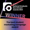 Winner - The best student marketing campaign award