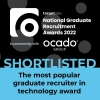 Shortlisted - The most popular graduate recruiter in technology award