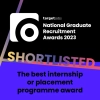 Shortlisted - The best internship or placement programme award 2023